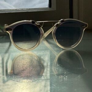 Krewe STL St Louis Nylon Stylish Round Sunglasses with gradient Lenses